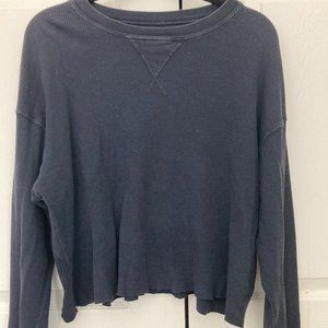 BRANDY MELVILLE navy long sleeve tunic OS